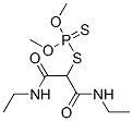 Dithiophosphoric acid S-[2-(ethylamino)-1-[(ethylamino)carbonyl]-2-oxoethyl]O,O-dimethyl ester Struktur