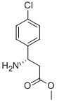 (S)-3-AMINO-3-(4-CHLORO-PHENYL)-PROPIONIC ACID METHYL ESTER Struktur