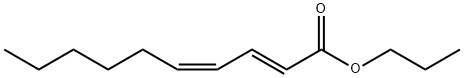PROPYL (2E,4Z)-2,4-DECADIENOATE, 28316-62-3, 结构式
