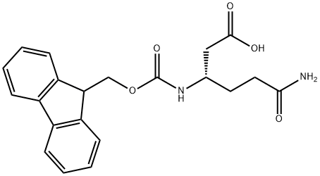 (S)-3-(FMOC-AMINO)ADIPIC ACID 6-AMIDE Struktur
