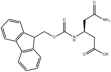 N-BETA-FMOC-L-BETA-GLUTAMINE Structure