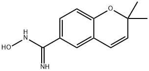 N'-HYDROXY-2,2-DIMETHYL-2H-CHROMENE-6-CARBOXIMIDAMIDE 结构式