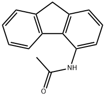 4-アセチルアミノ-9H-フルオレン 化学構造式