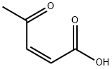 (E)-4-OXO-PENT-2-ENOIC ACID 结构式