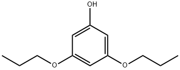 3,5-ジプロポキシフェノール 化学構造式
