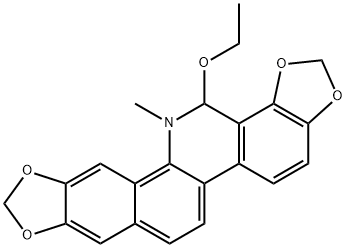Ethoxysanguinarine Struktur