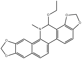 乙氧基血根碱 结构式