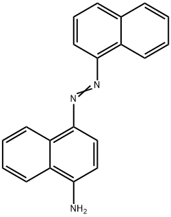 4-(1-ナフタレニルアゾ)-1-ナフタレンアミン 化学構造式