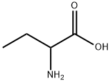 DL-2-氨基丁酸,2835-81-6,结构式