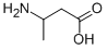 rac-(R*)-3-アミノ酪酸 化学構造式