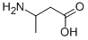 DL-3-Aminobutyric acid Structure