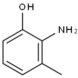 2-氨基-3-甲基苯酚 结构式