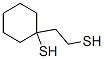 メルカプトシクロヘキサンエタンチオール 化学構造式