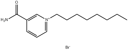 1-octyl-3-carbamoylpyridinium bromide 化学構造式