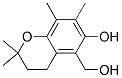 3,4-Dihydro-6-hydroxy-2,2,7,8-tetramethyl-2H-1-benzopyran-5-methanol Struktur