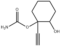 1,2-Cyclohexanediol,1-ethynyl-,1-carbamate(9CI) Struktur