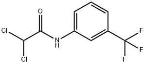 2,2-二氯-N-[3-(三氟甲基)苯基]乙酰胺,2837-61-8,结构式