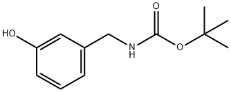 3-(BOC-氨基甲基)苯酚, 28387-66-8, 结构式
