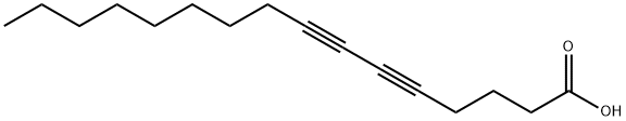 5,7-十六碳二炔酸, 28393-01-3, 结构式
