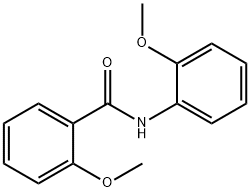 2-methoxy-N-(2-methoxyphenyl)benzamide Struktur