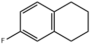6-フルオロ-1,2,3,4-テトラヒドロナフタレン 化学構造式