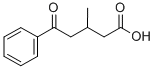 3-甲基-5-氧代-苯基戊酸, 2840-61-1, 结构式