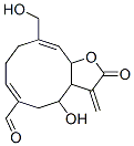 2,3,3a,4,5,8,9,11a-Octahydro-4-hydroxy-10-hydroxymethyl-3-methylene-2-oxocyclodeca[b]furan-6-carbaldehyde Structure