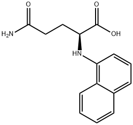 N-1-naphthyl-l-glutamine Structure