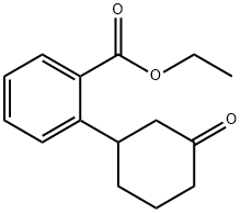 ETHYL 2-(3-OXOCYCLOHEXYL)BENZOATE 结构式