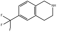 1,2,3,4-四氢-6-三氟甲基异喹啉 结构式