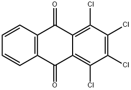 1,4,5,8-Tetrachloroanthraquinone Structure