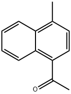 4-メチル-1-アセトナフトン 化学構造式