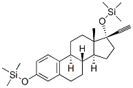 (17R)-3,17-ビス(トリメチルシロキシ)-19-ノルプレグナ-1,3,5(10)-トリエン-20-イン 化学構造式