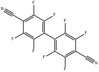 2,2′,3,3′,5,5′,6,6′-八氟-4,4′-联苯甲腈 结构式