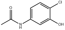 N-(4-Chloro-3-hydroxyphenyl)acetamide Struktur