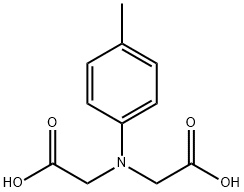 N.N-Di(carboxymethyl)-4-methylanilin Struktur