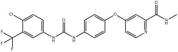 索拉非尼,284461-73-0,结构式