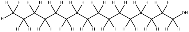 N-ヘキサデシル-D33アルコール 化学構造式
