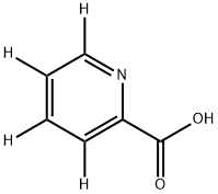 ピコリン酸-D4 化学構造式