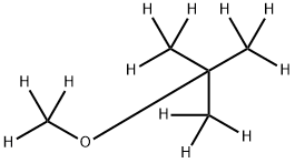 氘代12叔丁基甲醚, 284487-64-5, 结构式