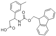 N-FMOC-3-AMINO-3-M-TOLYL-PROPIONIC ACID Structure