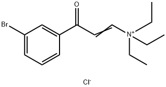 3-(3-BROMOPHENYL)-N,N,N-TRIETHYL-3-OXOPROP-1-EN-1-AMINIUM CHLORIDE Structure