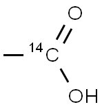 ACETIC ACID, [1-14C] Struktur