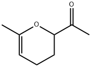 1-(6-メチル-3,4-ジヒドロ-2H-ピラン-2-イル)エタノン 化学構造式