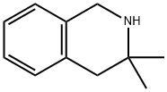 3,3-ジメチル-1,2,3,4-テトラヒドロイソキノリン 化学構造式