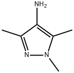 1,3,5-三甲基-吡唑-4-胺, 28466-21-9, 结构式