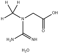 クレアチン-D3水和物(メチル-D3) 化学構造式