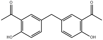BIS-(3-ACETYL-4-HYDROXYPHENYL)-METHANE
 Structure