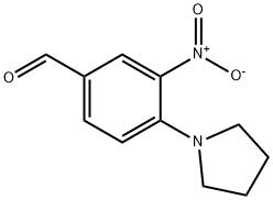 3-硝基-4-(1-吡咯烷基)苯甲醛,284679-97-6,结构式