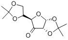 1,2:5,6-DI-O-ISOPROPYLIDENE-ALPHA-D-RIBO-3-HEXULOFURANOSE Struktur